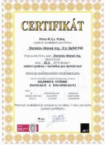 Certifikát Dobrý Instalatér