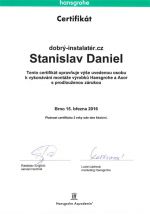 certifikát Hansgrohe
