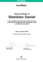 certifikát Hansgrohe